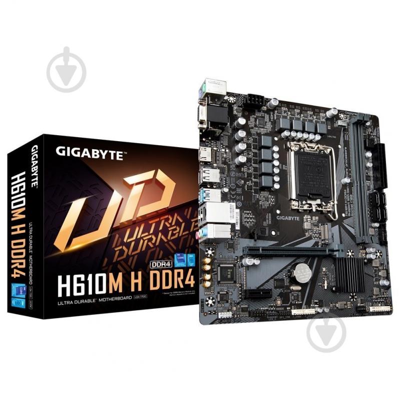 Материнская плата Gigabyte H610M H V2 DDR4 (Socket 1700, Intel H610, micro ATX) - фото 4