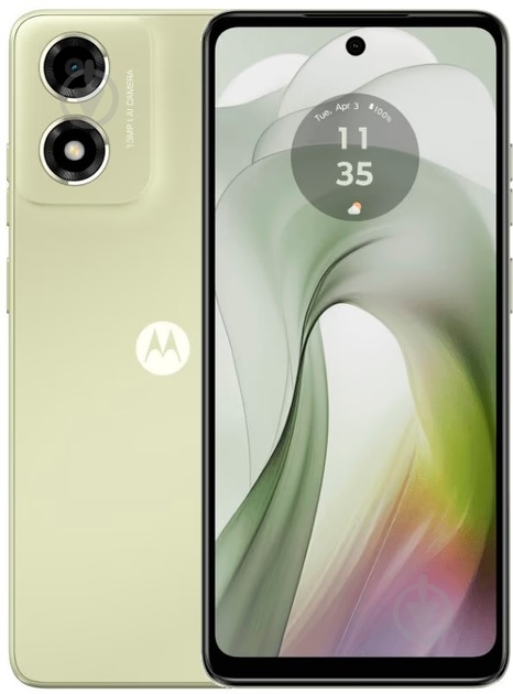Смартфон Motorola E14 2/64GB pastel green (1065531) - фото 1