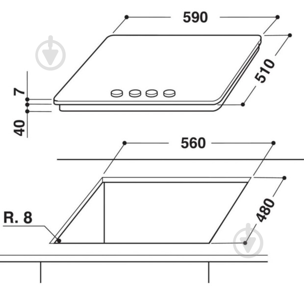 Варочная поверхность газовая Whirlpool GMWL628IXL EE - фото 6