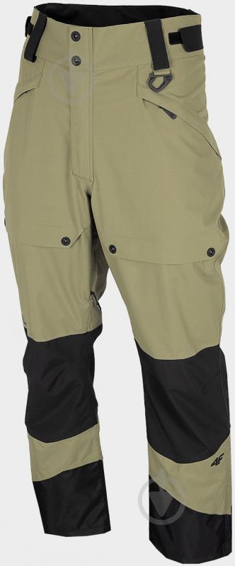 Брюки 4F SNOWBOARD TROUSERS SPMS001 H4Z22-SPMS001-43S р. L оливковый - фото 3