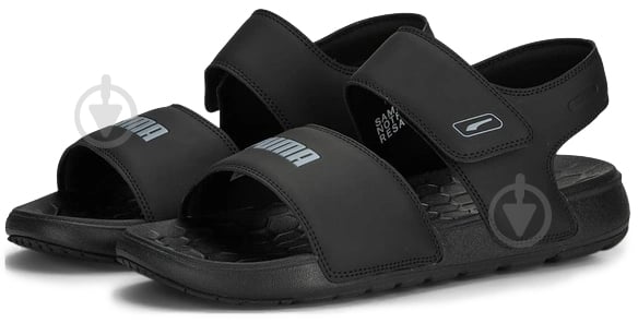 Сандалі Puma SOFTRIDE SANDAL PURE 38908301 р.44,5 чорний - фото 4