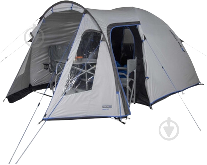 Палатка туристическая High Peak Tessin 4 Nimbus Grey 10224 - фото 4