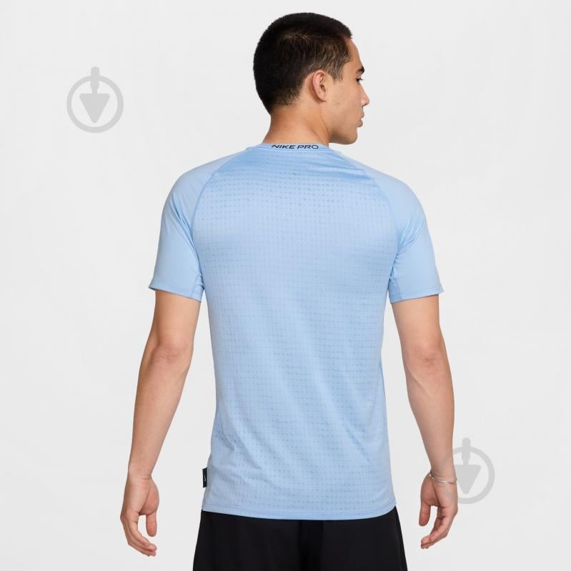 Футболка Nike M NP BREATHE SLIM SS TOP HJ4055-422 р.M блакитний - фото 2