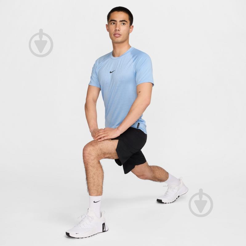 Футболка Nike M NP BREATHE SLIM SS TOP HJ4055-422 р.M блакитний - фото 8