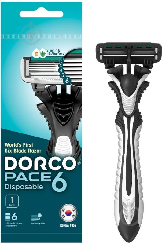 Одноразовая бритва Dorco PACE6 1 шт. - фото 1
