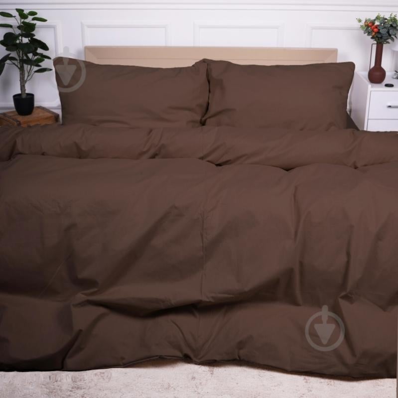 Комплект постельного белья MirSon Ranforce Elite 19-1217 Chocolate perla шоколадный - фото 1