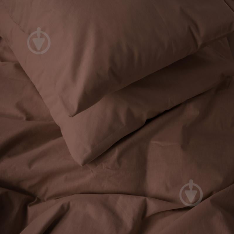 Комплект постельного белья MirSon Ranforce Elite 19-1217 Chocolate perla шоколадный - фото 2