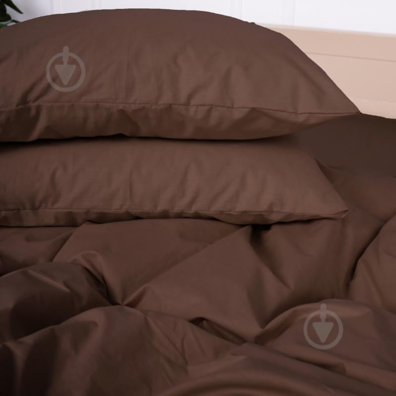 Комплект постельного белья MirSon Ranforce Elite 19-1217 Chocolate perla шоколадный - фото 3