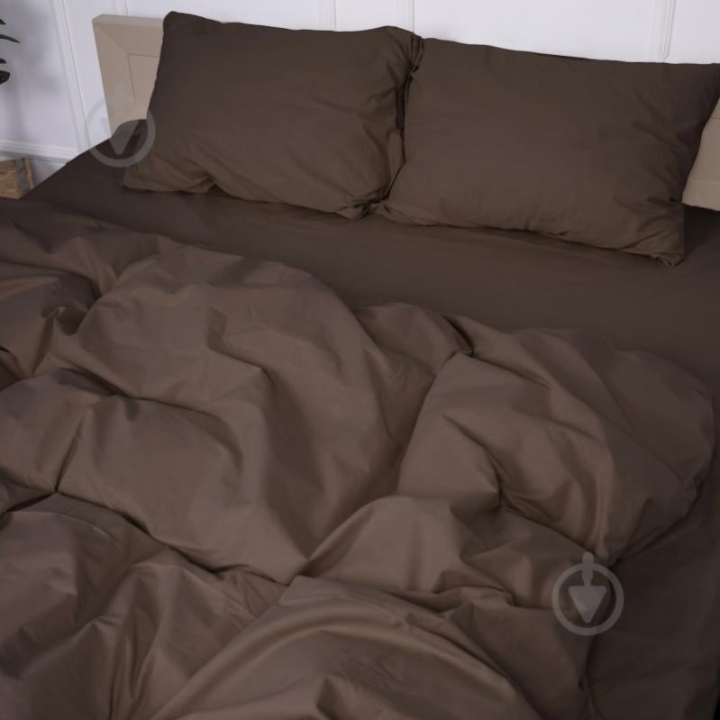 Комплект постельного белья MirSon Ranforce Elite 19-1217 Chocolate perla шоколадный - фото 5