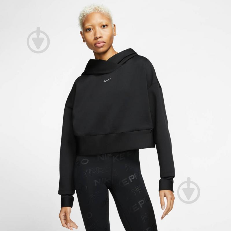 Джемпер Nike W NP CLN FLC HOODIE CJ3591-010 р. XL черный - фото 2