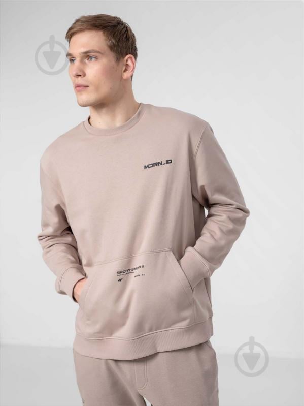 Свитшот 4F SWEATSHIRT BLM026 H4Z22-BLM026-83S р. M бежевый - фото 1