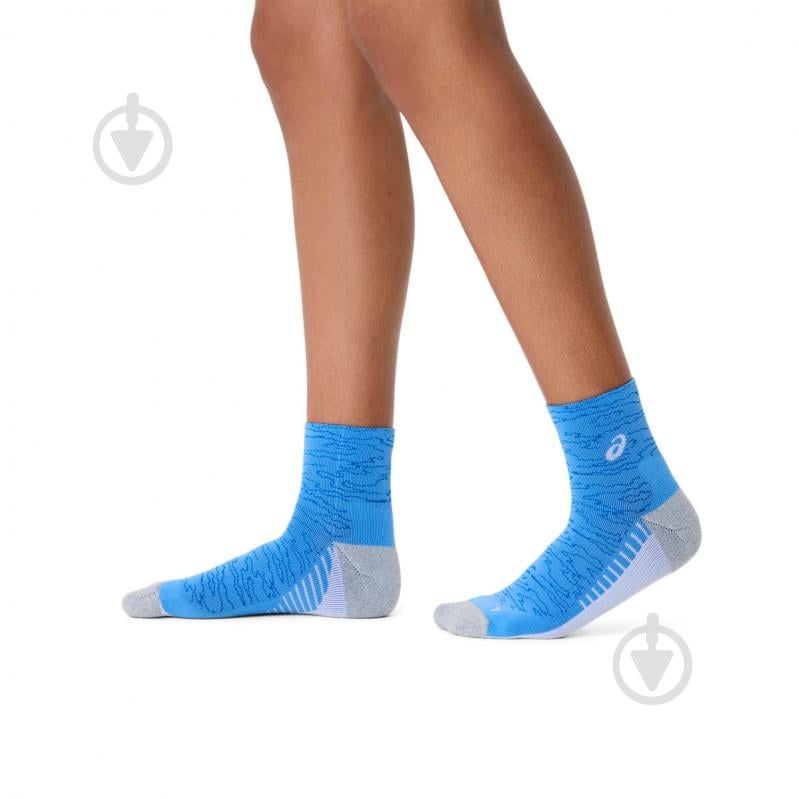 Шкарпетки Asics PERFORMANCE RUN SOCK QUARTER 3013A979-401 р.43-46 синій - фото 4