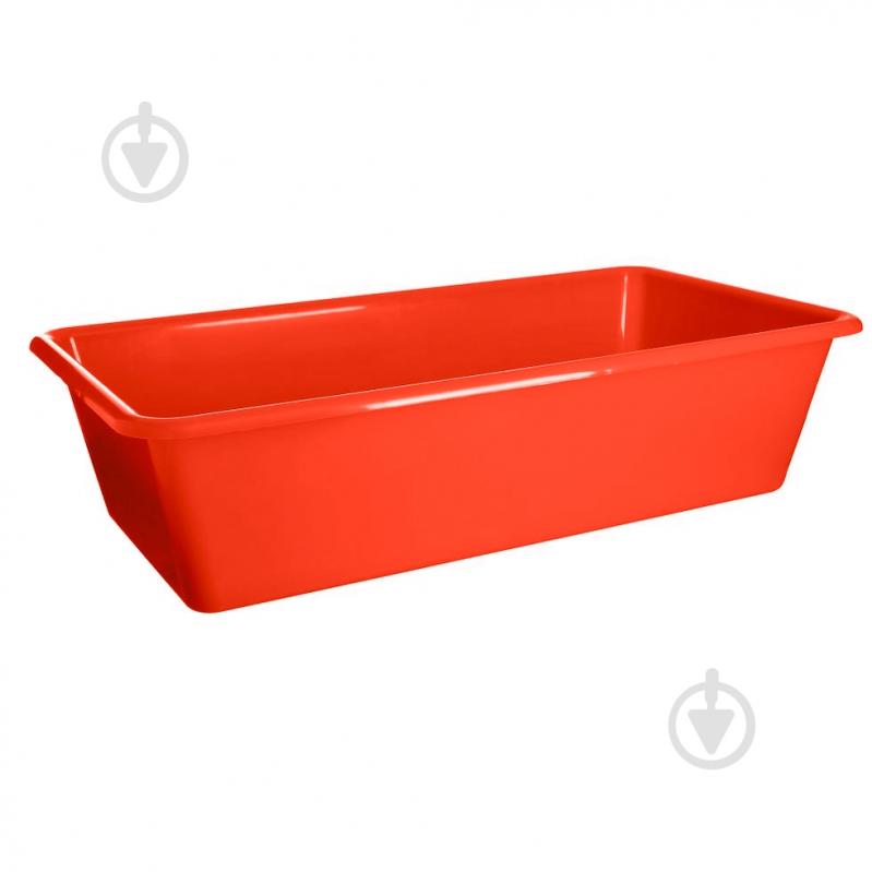 Таз пластиковый Sanja IPPI 80х45х20 см красный 70 л - фото 1