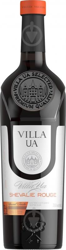 Вино Villa UA Шевальє Руж червоне напівсолодке 0,75 л - фото 1