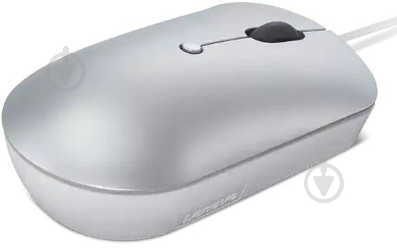 Мышь Lenovo 540 USB-C Wired Compact Mouse Cloud Grey (GY51D20877) - фото 4