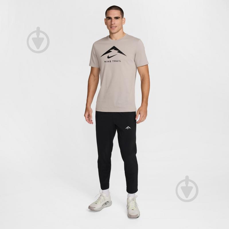 Футболка Nike M NK DF TEE TRAIL LOGO FQ3914-009 р.M сірий - фото 4