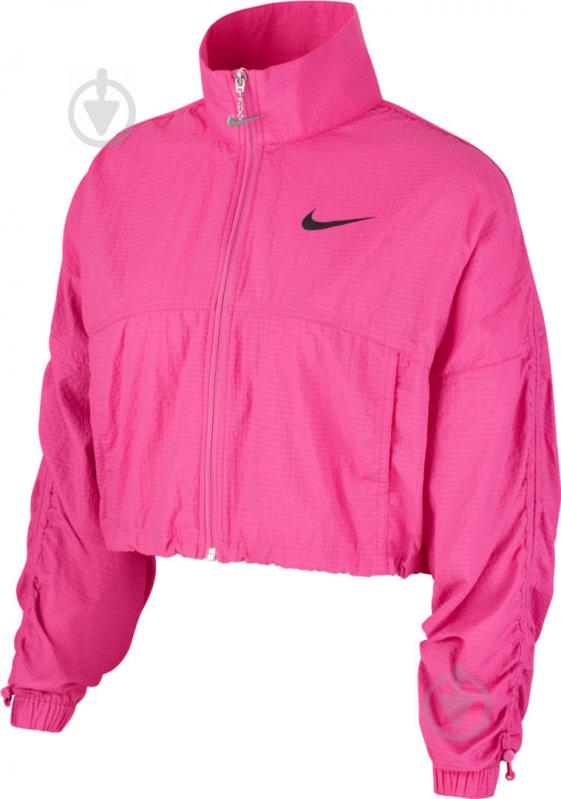 Куртка женская демисезонная Nike W NSW SWSH JKT WVN CJ3773-623 р.M розовая - фото 1