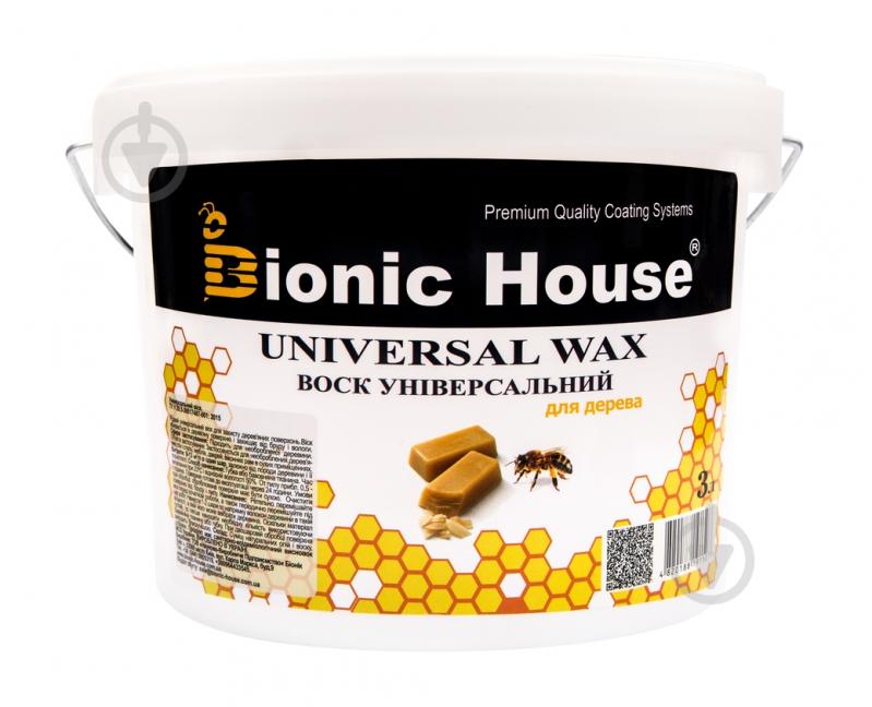 Воск Bionic House Universal Wax глубокий мат 1 л