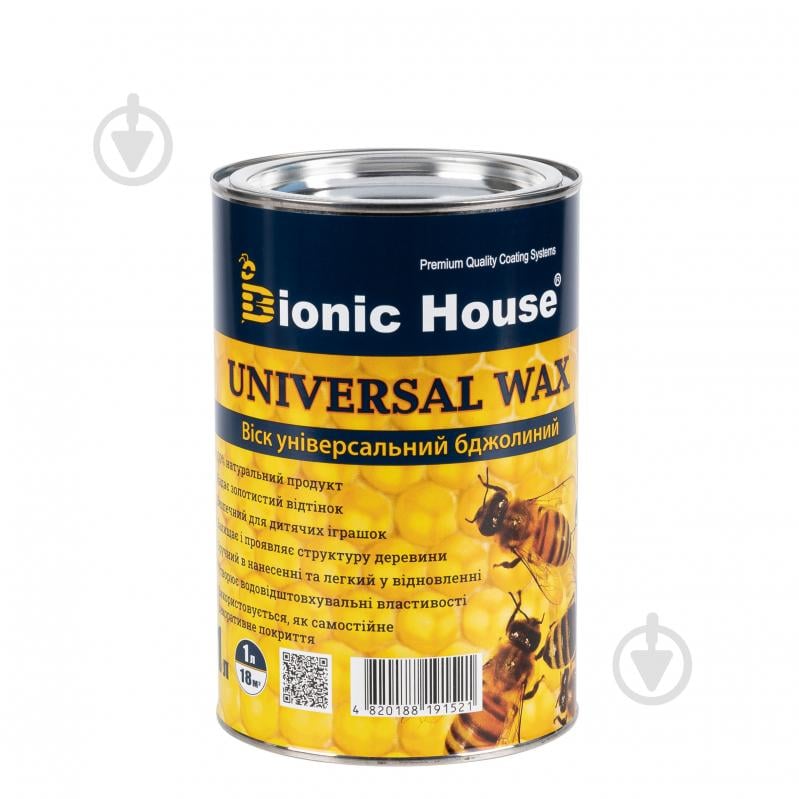 Віск Bionic House Universal Wax глибокий мат 1 л - фото 1