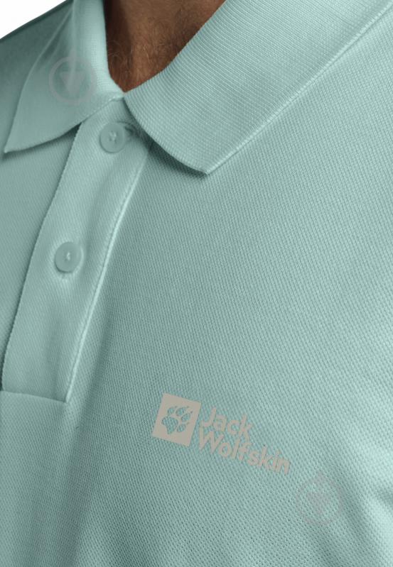 Поло Jack Wolfskin 1809301_E0180 р.XL бирюзовый - фото 3 Поло Jack Wolfskin 1809301_E0180 р.XL бирюзовый - фото 3