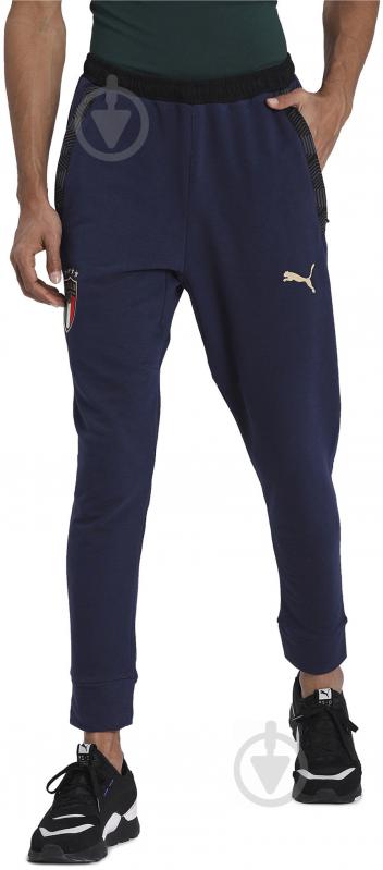 Брюки Puma FIGC Casuals Sweat Pants 75723007 р. 2XL черный - фото 1