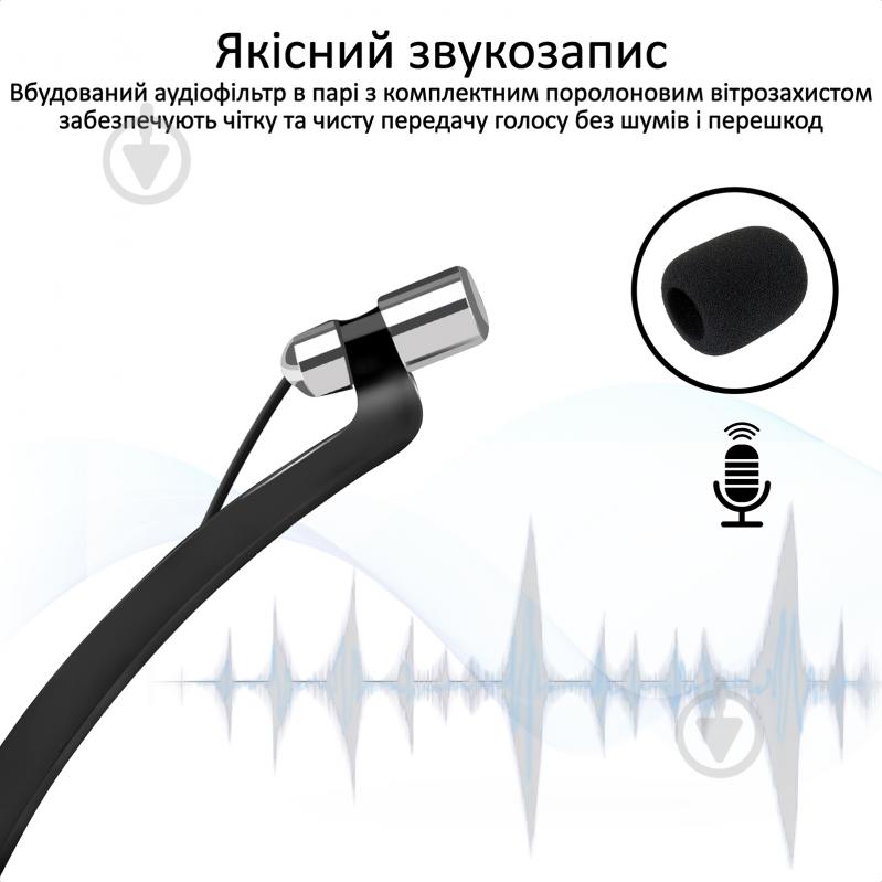 Микрофон Promate Tweeter-5 Mini-jack 3.5 мм Black - фото 3