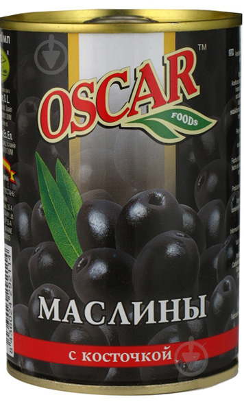 Маслини OSCAR foods з кісточкою 300 г - фото 1