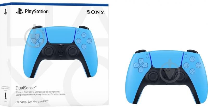 Геймпад беспроводной Sony DualSense для PS5 starlight blue - фото 5 Геймпад беспроводной Sony DualSense для PS5 starlight blue - фото 5