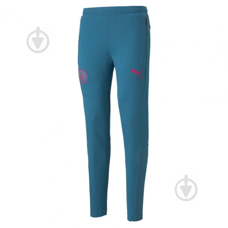 Штани Puma MCFC Casuals Sweat Pants 76449514 р. S синій - фото 1