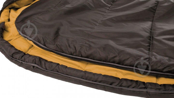 Спальний мішок Easy Camp Camp Orbit 200/-1°C Black (Right) 240159 - фото 4
