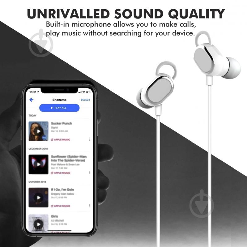 Наушники Promate Rovi white - фото 3