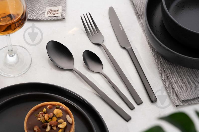 Набор столовых приборов Ardesto Black Mars Favola 4 шт. черный AR0704FSB - фото 2 Набор столовых приборов Ardesto Black Mars Favola 4 шт. черный AR0704FSB - фото 2
