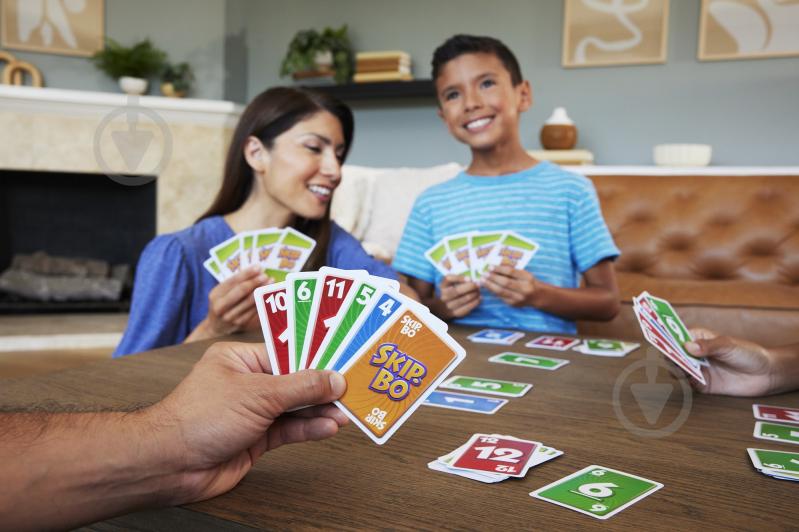 Игра настольная Uno Skip-bo 42050 - фото 5 Игра настольная Uno Skip-bo 42050 - фото 5