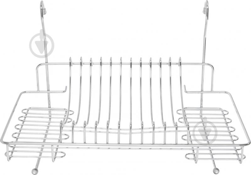 Сушилка на рейлинг DC с пластиковым поддоном 445x270x260 мм хром - фото 3