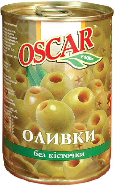 Оливки OSCAR foods без косточки 300 г - фото 1