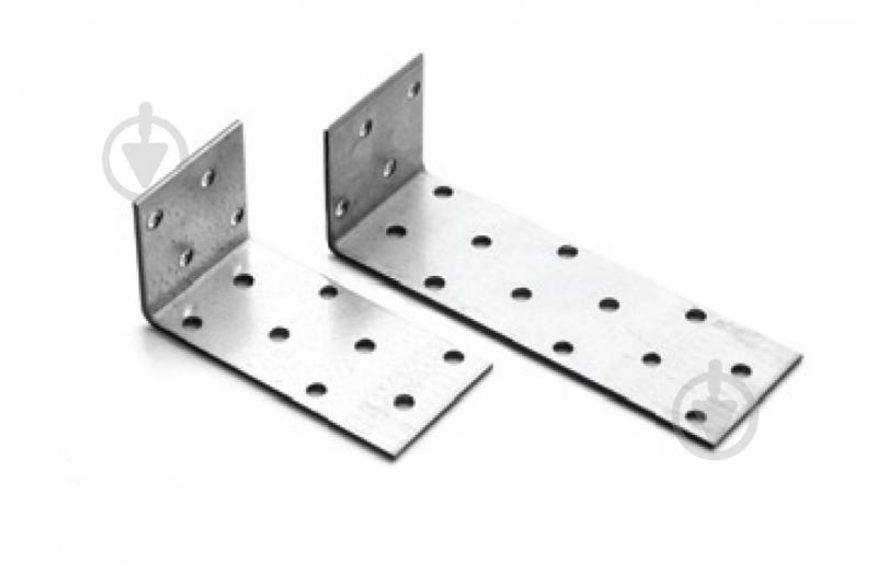 Уголок перфорированный Profstal ассиметричный 100x40x40 мм 1,8 мм (1шт.) - фото 2
