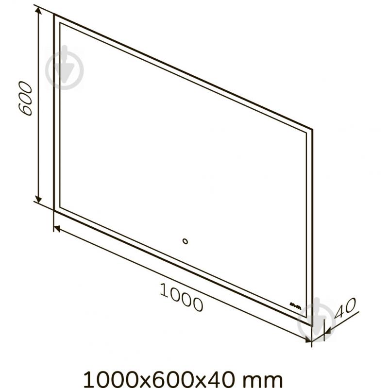 Дзеркало з вбудованим підсвічуванням AM.PM 100 см ІЧ-сенсором і системою антизапотівання Spirit 2.0 M71AMOX1001SA - фото 4