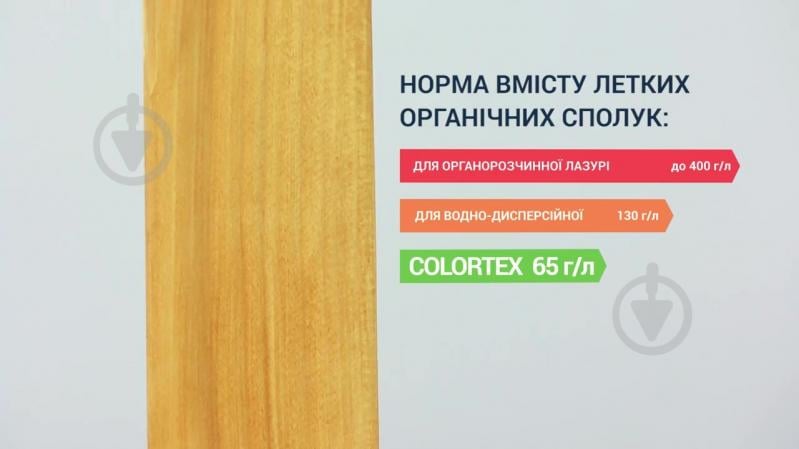 Лазурь Kompozit Colortex безцветная полуглянец 2,5 л - фото 4