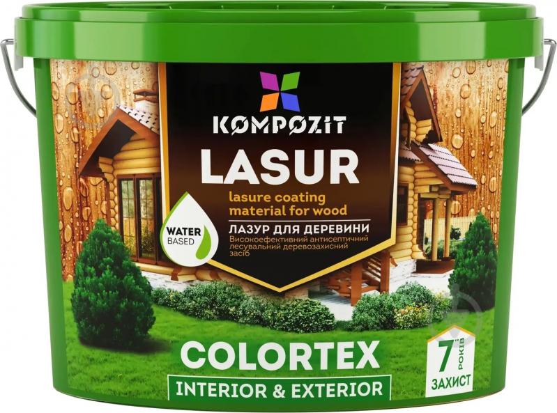 Лазурь Kompozit Colortex безцветная полуглянец 2,5 л - фото 1 Лазурь Kompozit Colortex безцветная полуглянец 2,5 л - фото 1