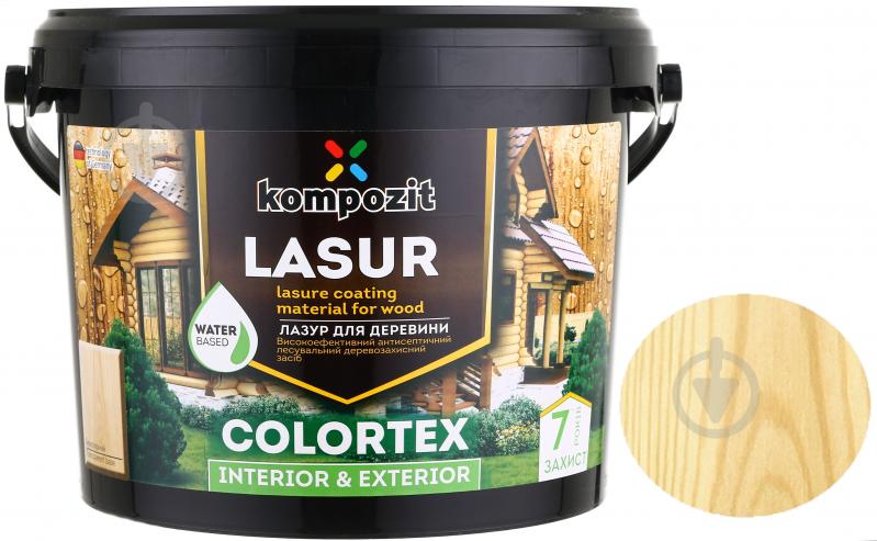 ᐉ Лазурь Kompozit Colortex безцветная полуглянец 2,5 л • Купить в Киеве ...