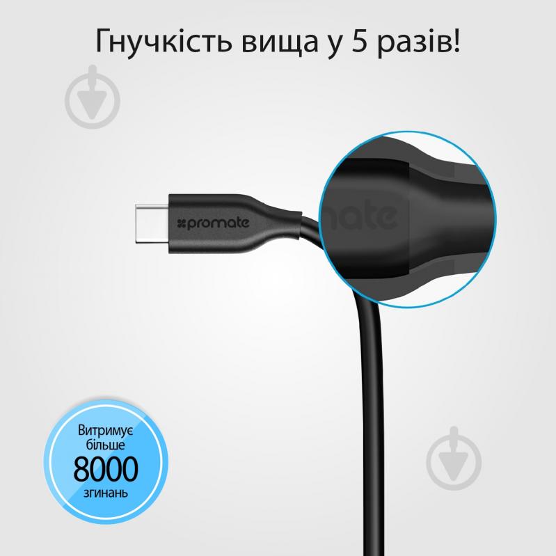 Зарядный комплект Promate Unicharger-EU 3в1 Black - фото 6 Зарядный комплект Promate Unicharger-EU 3в1 Black - фото 6