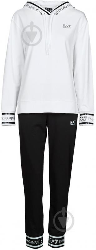 Спортивный костюм EA7 TRACKSUIT 3KTV56-TJ31Z-22BA р. L черно-белый - фото 1