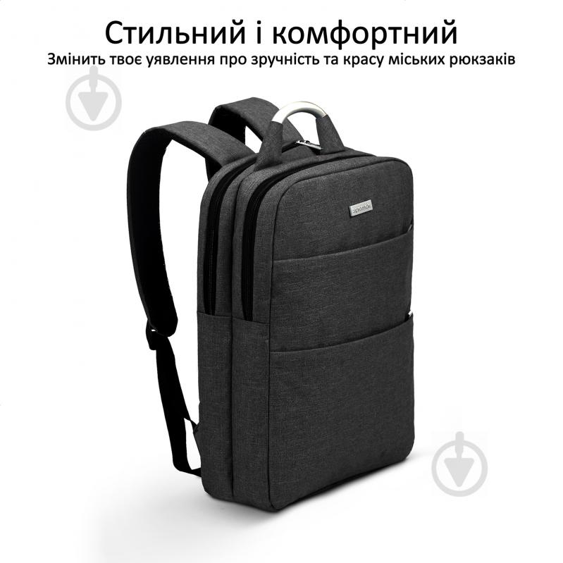 Рюкзак для ноутбука Promate Nova-BP 15.6" black (nova-bp.black) - фото 2