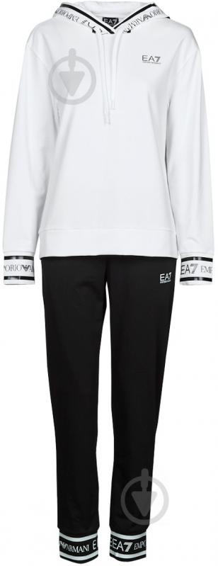 Спортивний костюм EA7 TRACKSUIT 3KTV56-TJ31Z-22BA р. M чорно-білий - фото 1