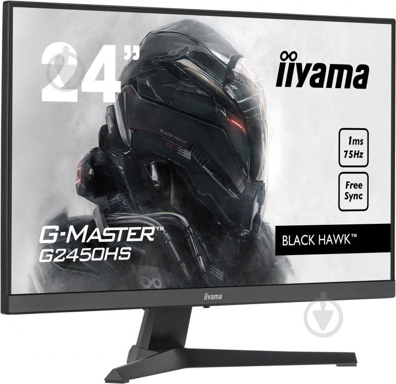 Монітор Iiyama G-Master G2450HS-B1 23,8" (G2450HS-B1) - фото 2 Монітор Iiyama G-Master G2450HS-B1 23,8" (G2450HS-B1) - фото 2