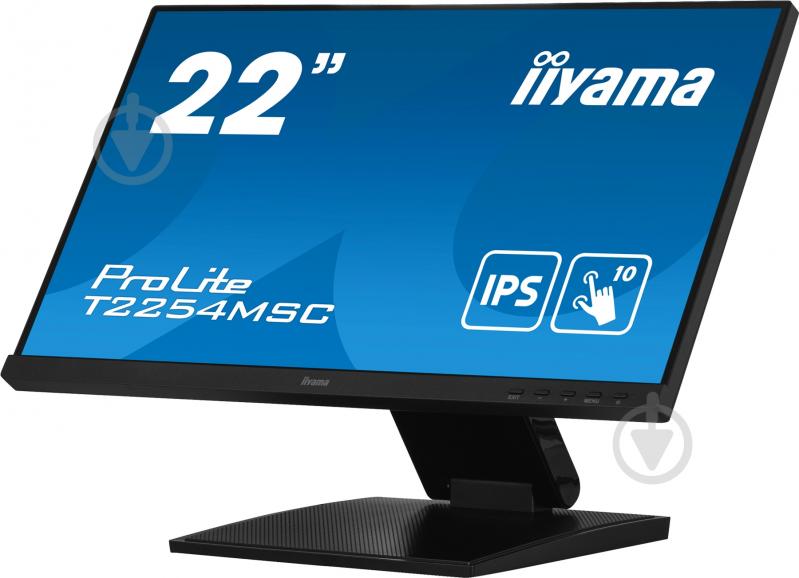 Монитор Iiyama Prolite T2254MSC-B1AG 21,5" (T2254MSC-B1AG) - фото 9