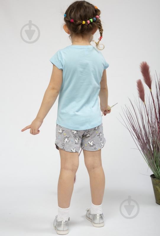 Костюм для девочек Luna Kids Unikorn р.98-104 голубой 0033/12012 - фото 2