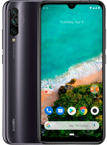 Смартфон Xiaomi Mi A3 4/64GB grey (502679) - фото 1 Смартфон Xiaomi Mi A3 4/64GB grey (502679) - фото 1