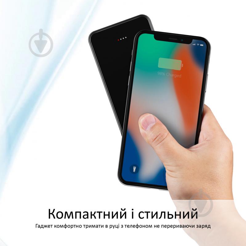 Повербанк Promate с беспроводной зарядкой 10000 mAh (auravolt-10+.black) - фото 2