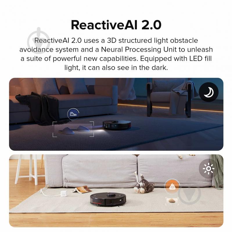 Робот-пилосос Roborock S7 MaxV Plus black - фото 5